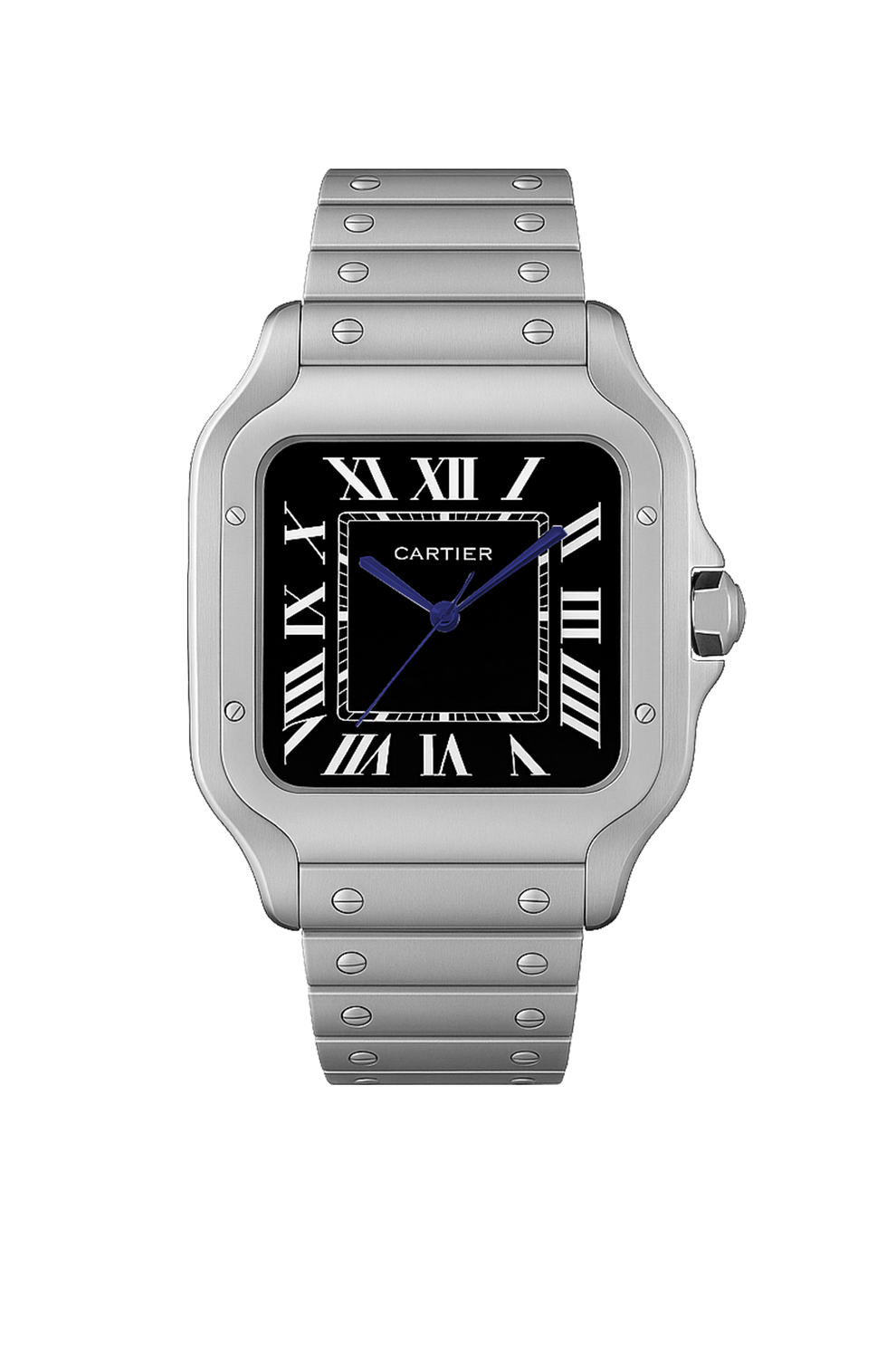 Cartier Santos Black Dial Men