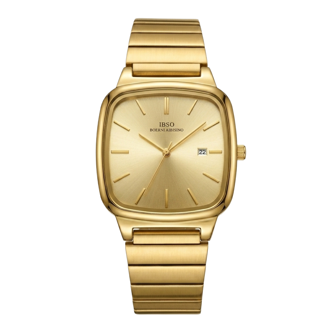 IBSO Classic Gold Vintage Square Watch
