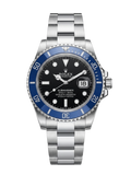 Rolex Submariner Blue Bezel Automatic Men's Watch