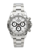 Rolex Daytona White Dial Steel Bezel - Luxury Chronograph Watch