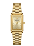 Modern Luxury: IBSO Elegant Tank-Style Gold Color Watch for Women