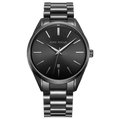 Mini Focus Men's Classic Gunmetal Watch - Minimalist Stainless Steel Wristwatch with Date Display