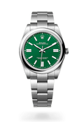 Rolex Perpetual Green Dial Men