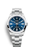 Rolex Oyster Blue Dial Men