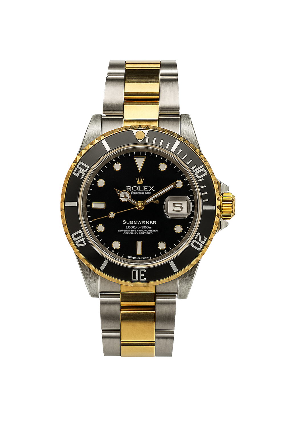 Rolex Submariner Gold/Black Men