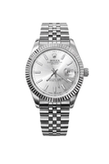 Rolex Oyster Datejust Glassy Back White Dial Men