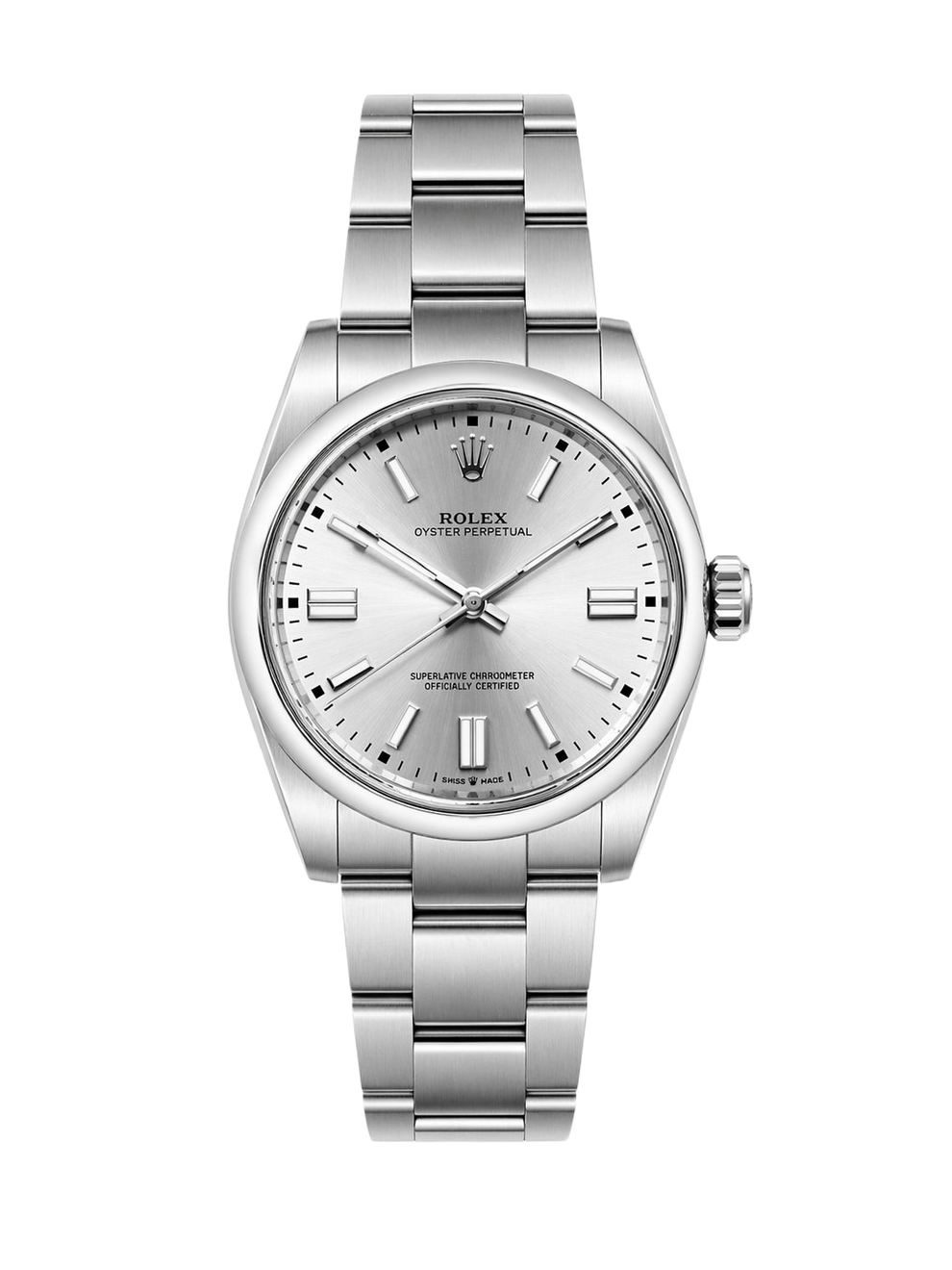 Rolex Perpetual All Silver Men