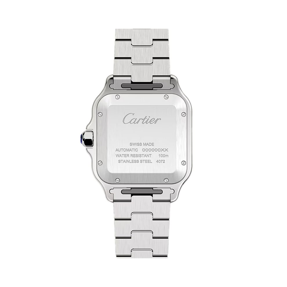 Cartier Santos Silver Green Men