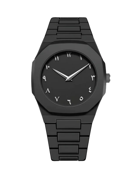 Carbon Silver Dial Men