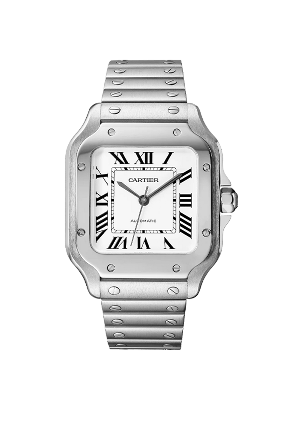 Cartier Santos White Dial Men
